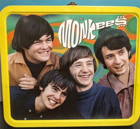 metal the monkees lunch box|monkees lunchbox.